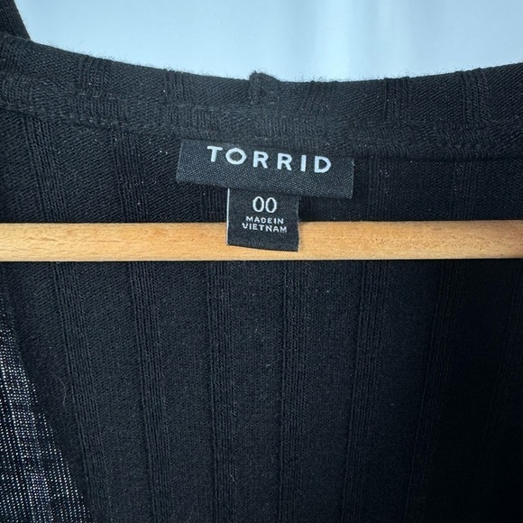 NWT Torrid Long Sleeve Hacci Jumpsuit in Black Size Large - Picture 7 of 10